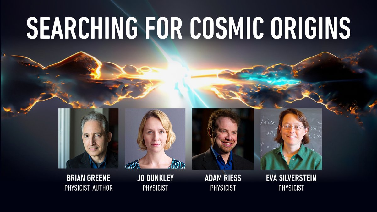 bgreene's tweet photo. Will we ever fully understand how the universe began and why there is a universe at all? Join me live and in person with leading scientists searching for cosmic origins, 9/22 at 7 PM, NYC: https://t.co/wvQEuCb2yp https://t.co/5kJtqi5r1a