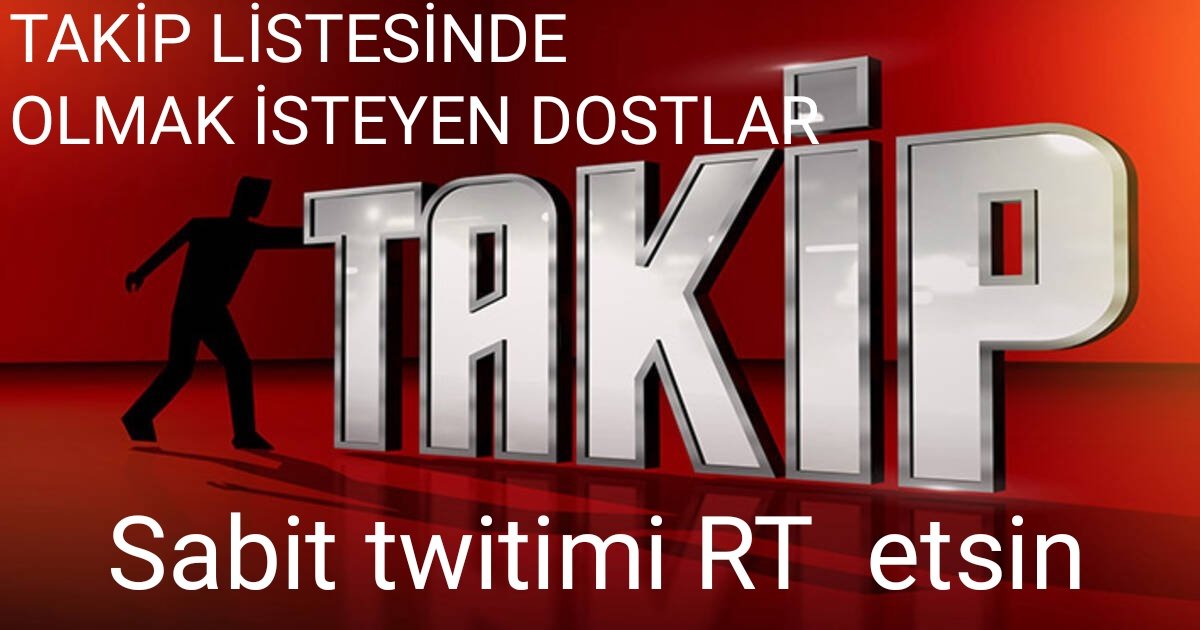 🇹🇷1⃣🇹🇷

@Tepki59RT
@metinertan6388
@oge_mehmet
@spirituelasi
@Vahit421
@CANAYAKIN4242
@isa_ozguller
@DursunYuksel13
@ferruh_evrem
@ALBEY91946987
@ekg7154
@karadavut55_
@nejlacey71
@BagciogluKadir
@SezaiToykar
@iidenizzz
@muzaffer7140
@tolga59079640
@MHMTS1661
@s_karabeke
Polis