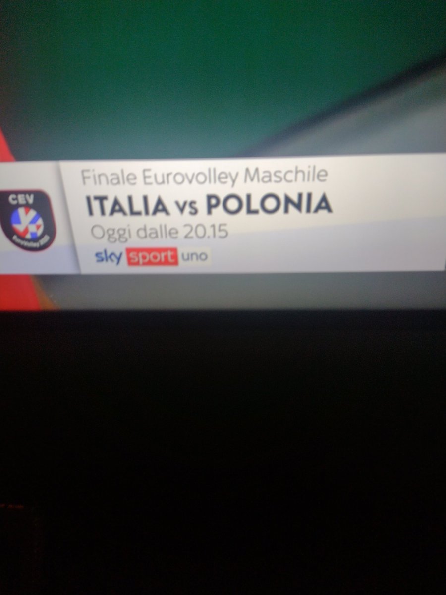 gpapadia's tweet photo. @SkySport @NOWTV_It Ancora??? @SkySport la finale #ItaliaPolonia #EuroVolleyM #EuroVolley2023 è domani!!! https://t.co/2TMxoC6rRs