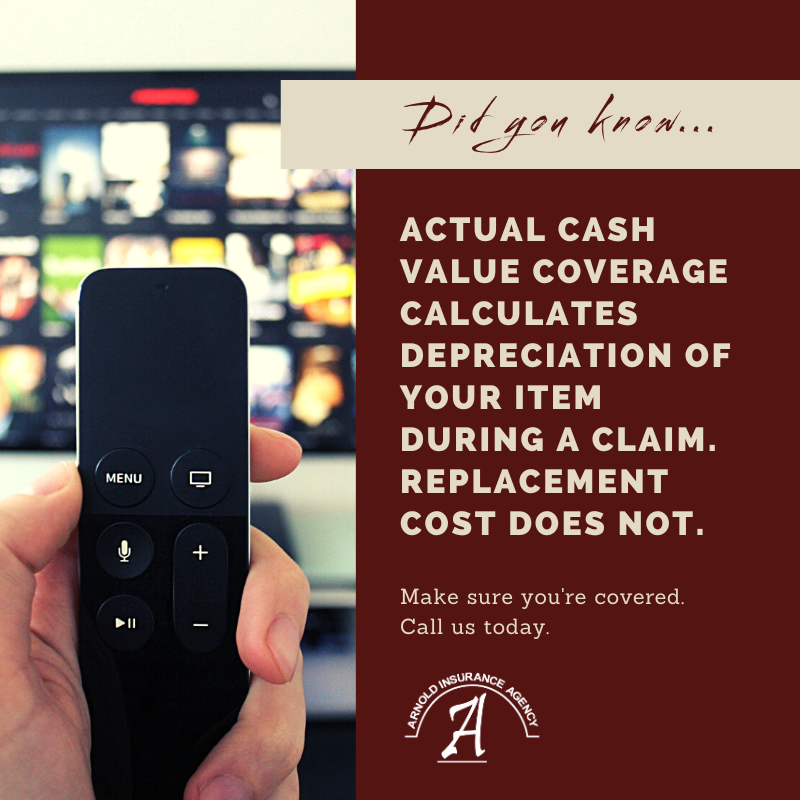 arnold_ins's tweet photo. Do you know the difference between Actual Cash Value and Replacement Cost Value? https://t.co/k0XydVIfHt