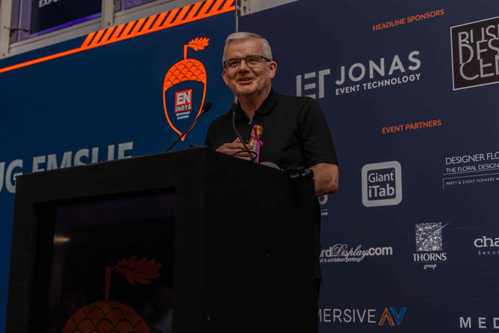 ExhibitionNews's tweet photo. Congratulations to Doug Emslie for winning the Greatest Indy Inspiration Award.
In his winner’s speech, Emslie said: “It’s onto the next stage, helping the next age of entrepreneurs achieve their dreams and grow their businesses. That’s what I’m excited for about the future.” https://t.co/3UPkSzYndR