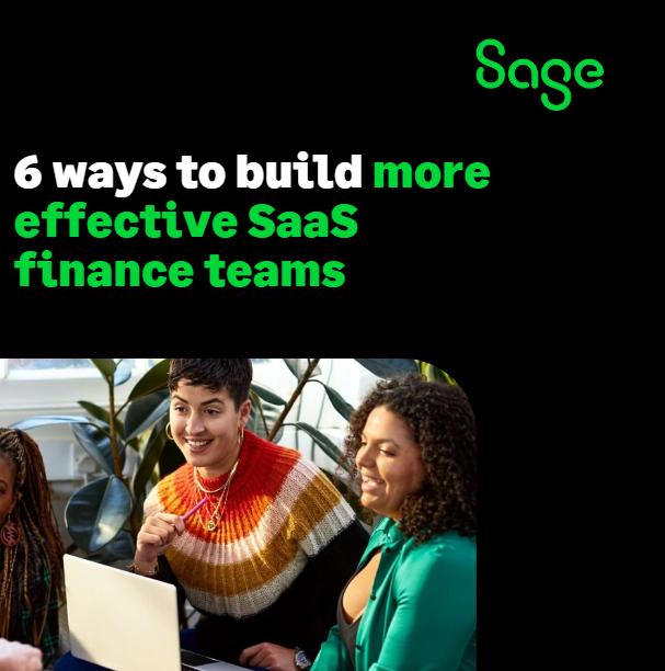 Behind any successful SaaS CFO is an effective and united finance team with automation and metrics.

Here are six ways to build a stellar SaaS finance team of your own.

1sa.ge/zQIk50PMc2p