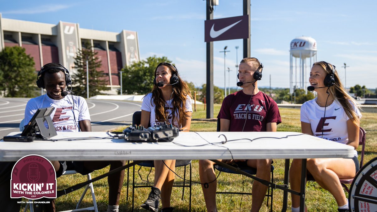 Five different countries are represented in the next 𝐊𝐢𝐜𝐤𝐢𝐧' 𝐈𝐭 𝐖𝐢𝐭𝐡 𝐓𝐡𝐞 𝐂𝐨𝐥𝐨𝐧𝐞𝐥𝐬 podcast episode! 🌍

Host <a href="/WesChandlerPxP/">Wes Chandler</a> chats with <a href="/EKU_XCTF/">EKU XCTF</a> runners <a href="/KipchumbaEnock4/">Enock Kipchumba</a>, <a href="/RubioMiralles/">Irene Rubio Miralles</a>, <a href="/niko_dworczi/">Nikodem Dworczak</a>, and Lucy Thornton.

Stay tuned! 👀 🎙️

#GoBigE