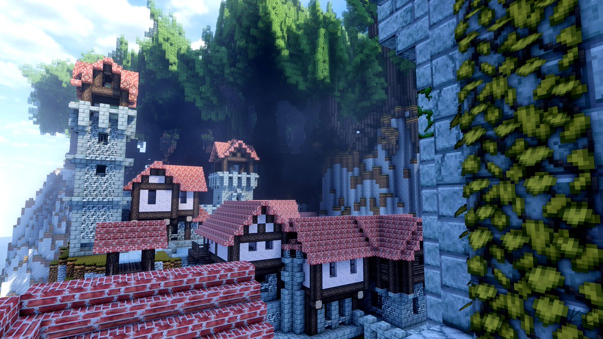 Konrad_Cournoir's tweet photo. Je viens de retrouver un tas de veille map (2013 - 2016). (part 2)

Une map d un hameau fortifier qui devais servir a un serveur RP. 

L'idée est bonne, mais pour se déplacer dedans c'est la galère.

#Minecraft #Minecraftbuilds #minecraft建築コミュ https://t.co/g8EwJEMpen