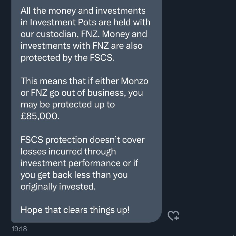 robsterlini's tweet photo. @monzo Still not sure why they insist on DMs, but in case anyone else needs it they’re considered separate https://t.co/zY1kuUWp3P