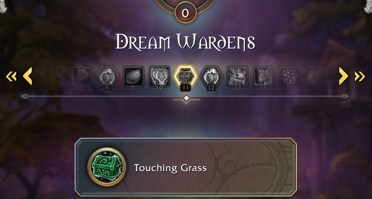 Confirmed that most of the WoW playerbase will never get to Renown 11 with the Dream Wardens