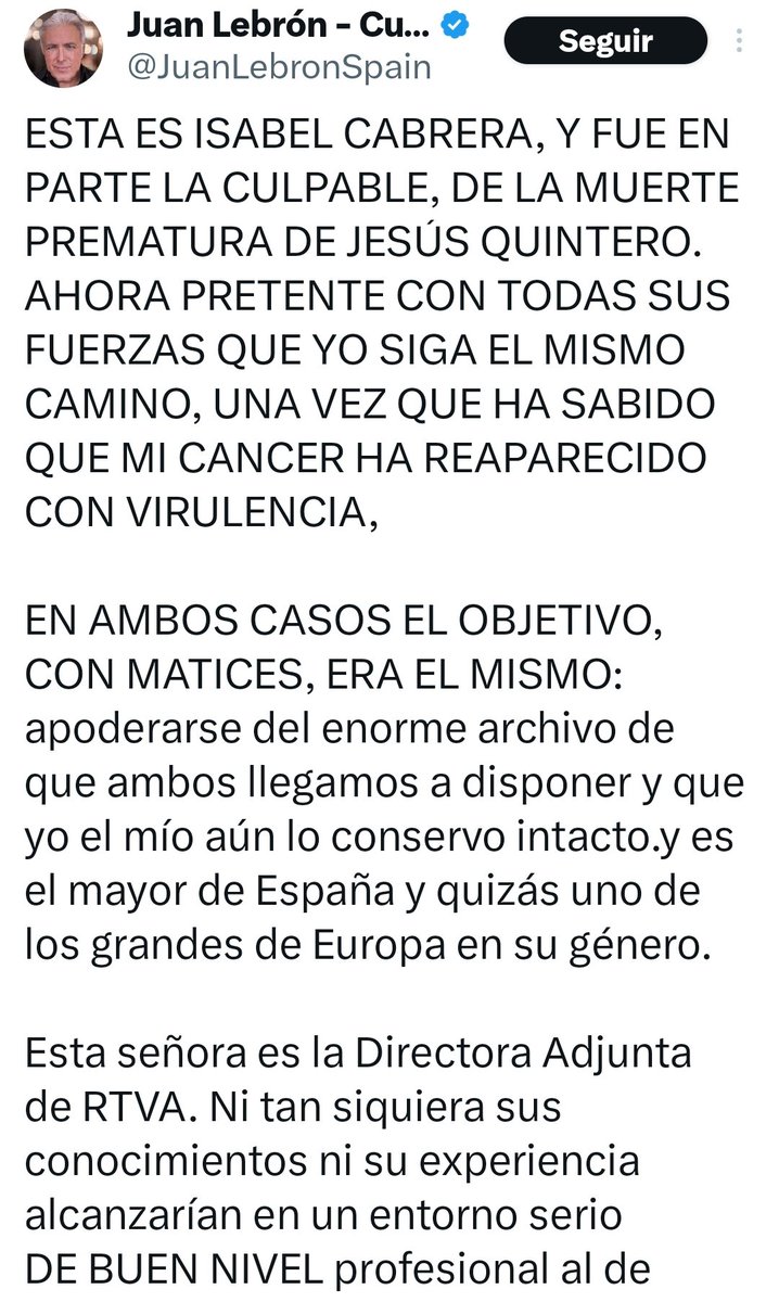 _ElObservador_'s tweet photo. #OJO

El histórico y querellable productor antequerano #JuanLebrón le corta un salvaje traje a #IsabelCabrera @Mencarisa_, directora adjunta de @canalsur adosada al jefe @Juandemellado (que también pilla rasca) por el superman del @ppandaluz @eliasbendodo... ¡Alucinante!
. https://t.co/aYfT9NxMtN