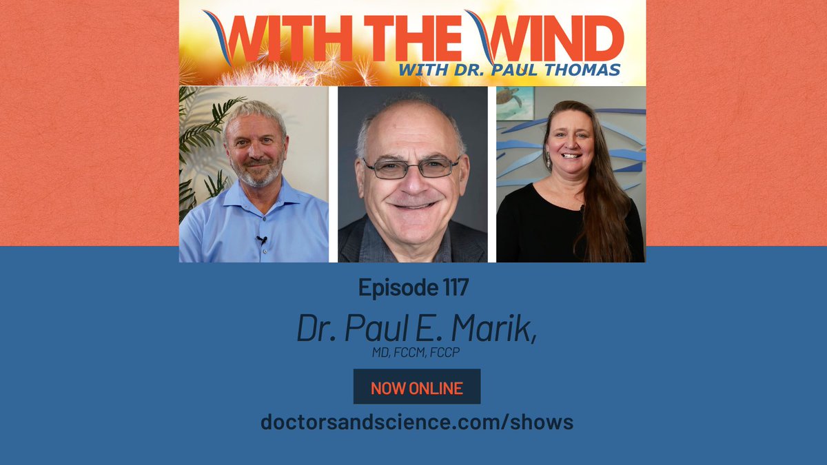 DoctorsandScie1's tweet photo. Go to https://t.co/7vojcj7WTv (Ep 117) to hear Dr. Paul Marik of the FLCCC Alliance discuss Covid protocols, cancer, his new book, and the reality of what happens to doctors who speak the truth. Don't miss out! #medicalfreedom #InformedConsent #ProScience #ProImmunity https://t.co/k0qcaPOgqg