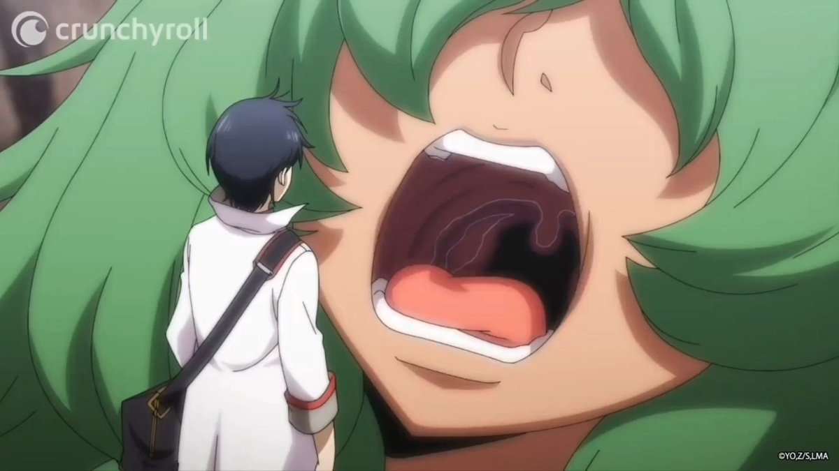 LoveUvula's tweet photo. Dione Nephilim - Monster Girl Doctor

#DioneNephilim #MonsterGirlDoctor #giantess #mouth #tongue #tongueout #uvula #animegirl https://t.co/PCGMxwdTWI