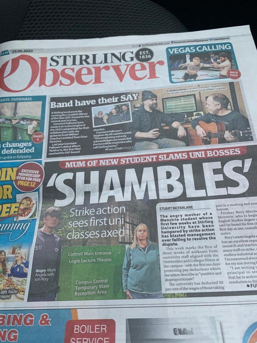 UCU Stirling tweet media