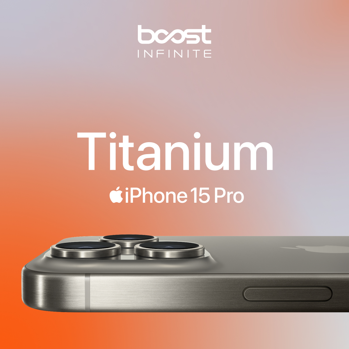 dish's tweet photo. Boost Infinite brought to you by DISH! Discover wireless service DISH customers can count on. Get the iPhone 15 Pro with titanium on us - and the latest iPhone every year with unlimited wireless for $60/mo. Now on America’s Smart Network™.

Call 833-558-5837 today. https://t.co/ql0Sen3S8Y