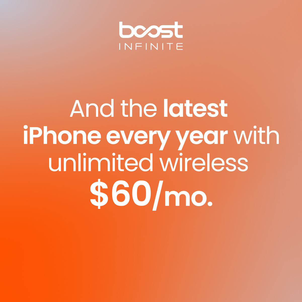 dish's tweet photo. Boost Infinite brought to you by DISH! Discover wireless service DISH customers can count on. Get the iPhone 15 Pro with titanium on us - and the latest iPhone every year with unlimited wireless for $60/mo. Now on America’s Smart Network™.

Call 833-558-5837 today. https://t.co/ql0Sen3S8Y