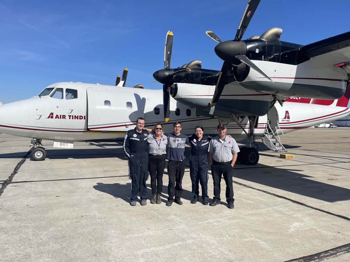 We wish to thank the ⁦<a href="/AirTindi/">Air Tindi Ltd.</a>⁩ and ⁦<a href="/AdvancedMedic/">AdvancedMedical</a>⁩ teams who have been stellar at repatriating our seniors &amp; staff. Flight #3 enroute to #Yellowknife