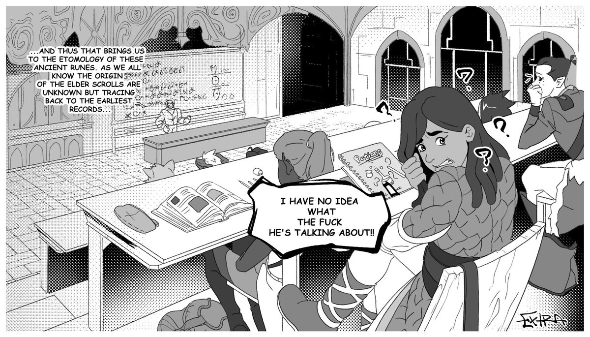 Extra_Jaded's tweet photo. Femzeem goes back to school [Reddit Suggestion]

#skyrim #skyrimmemes #coomer #fantasy #nazeem #genderswap #teslore https://t.co/c2zE8SEcPX