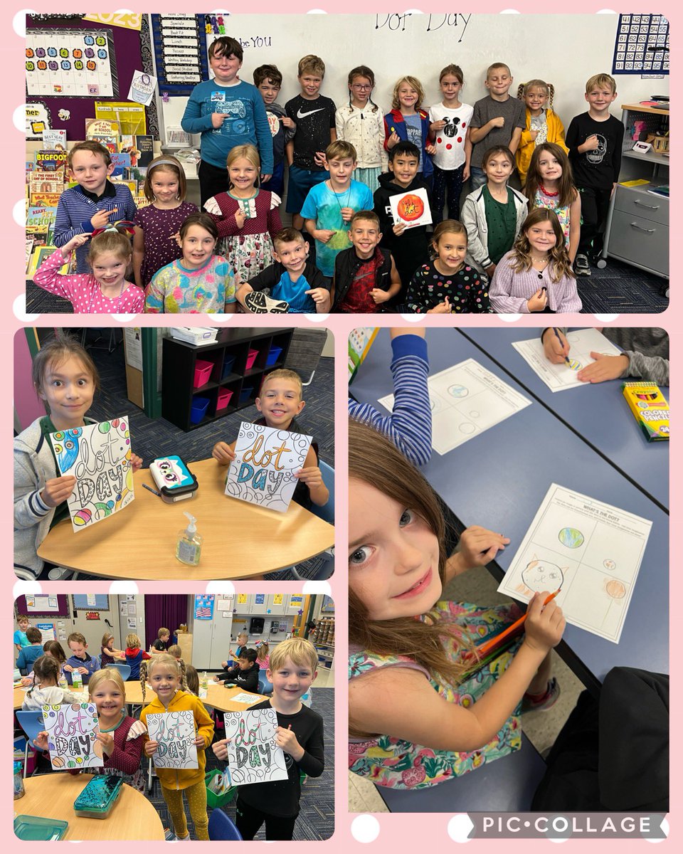 MKA_Marshall's tweet photo. Loved celebrating #dotday and our first author study @peterhreynolds #whatisthemessage #youbeyou #wmlearn #sascompass #makeyourmark https://t.co/AP4oH7rdlv