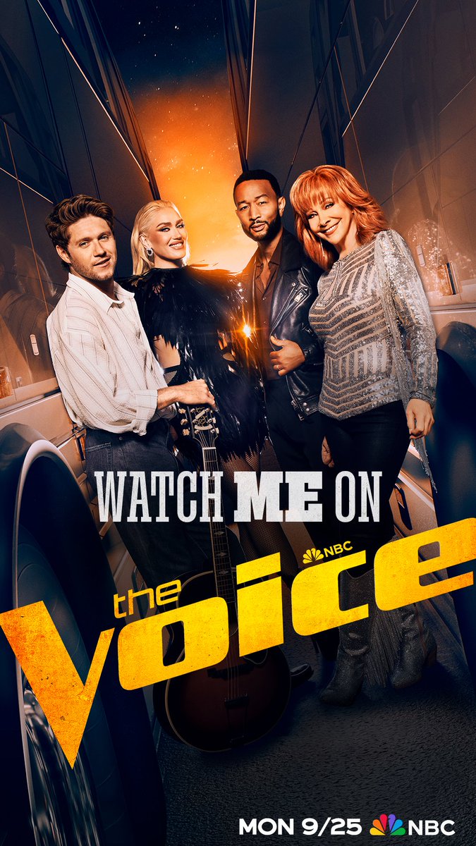 Alexa Wildish (@alexawildish) on Twitter photo Hi all!
I know I've been quiet on here for a while, but I have some pretty exciting news!
I auditioned for <a href="/nbc/">NBC Entertainment</a>thevoice! Watch for this season Mondays and Tuesdays 8/7c on @NBC and streaming on @Peacock.
<a href="/NiallOfficial/">Niall Horan</a> <a href="/reba/">Reba McEntire</a> <a href="/gwenstefani/">Gwen Stefani</a> <a href="/johnlegend/">John Legend</a>
We start airing on 9/25! Hi all!
I know I've been quiet on here for a while, but I have some pretty exciting news!
I auditioned for <a href="/nbc/">NBC Entertainment</a>thevoice! Watch for this season Mondays and Tuesdays 8/7c on @NBC and streaming on @Peacock.
<a href="/NiallOfficial/">Niall Horan</a> <a href="/reba/">Reba McEntire</a> <a href="/gwenstefani/">Gwen Stefani</a> <a href="/johnlegend/">John Legend</a>
We start airing on 9/25!