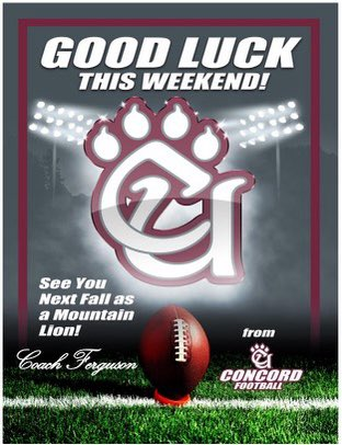 Appreciate the well wishes @neaselate91 <a href="/ConcordFootball/">Concord University Football</a>