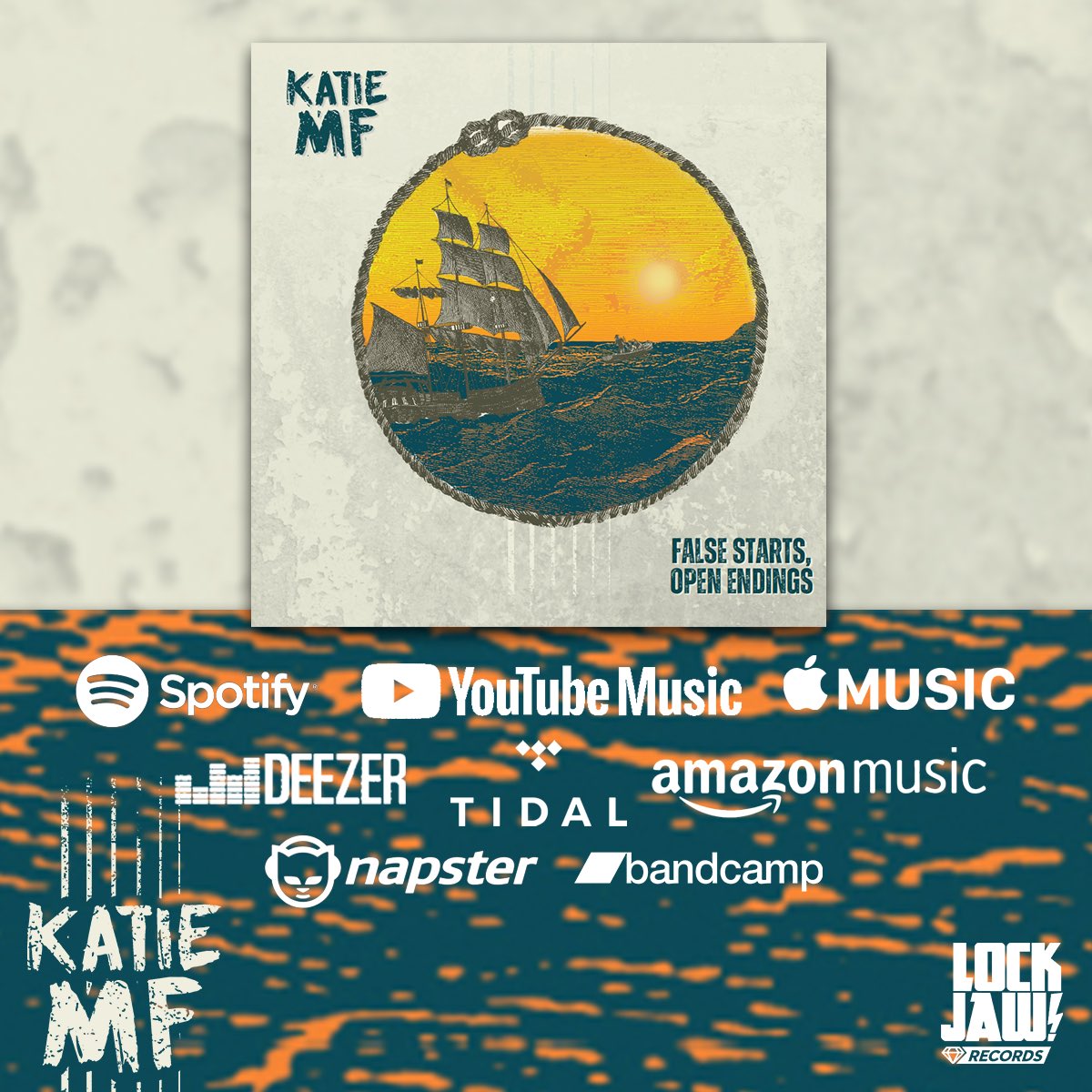 lockjawrec's tweet photo. Enjoy the new @KMFLDN album ‘False Starts, Open Endings’ 

OUT NOW everywhere🤘

https://t.co/02ncgXk95D

#newmusicfriday #newmusic #lockjawcrew #lockjawrecords #katiemf https://t.co/myEz4k4mb2