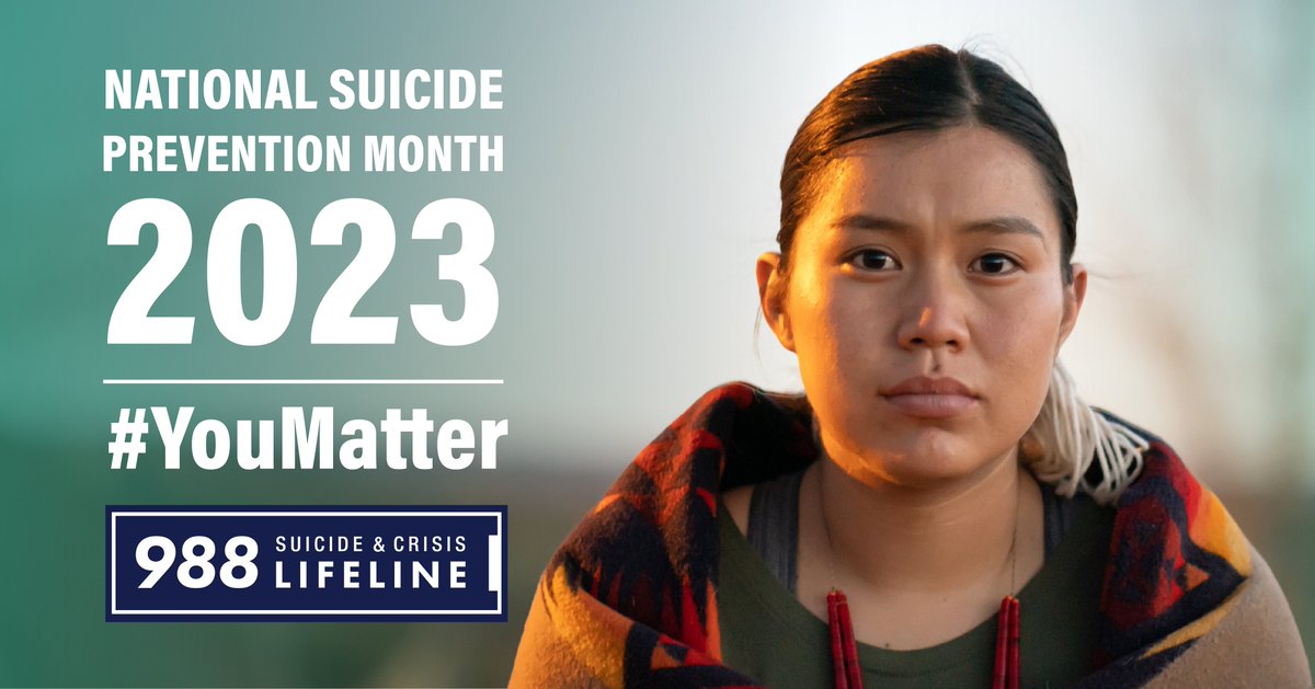 This Suicide Prevention Month, know that the #988Lifeline is here for everyone—no matter the reason someone is struggling. #YouMatter #MentalHealth #SuicidePrevention #SuicidePreventionMonth #MentalHealthMatters #Suicide