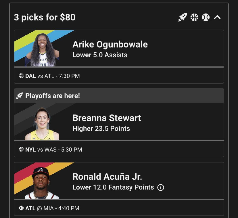 NvrBets's tweet photo. Slip im running with Stewart prize bonus

#underdogfantasy 
#GambingTwitter 
#freepick 
#dfs https://t.co/NKxmYvStEz