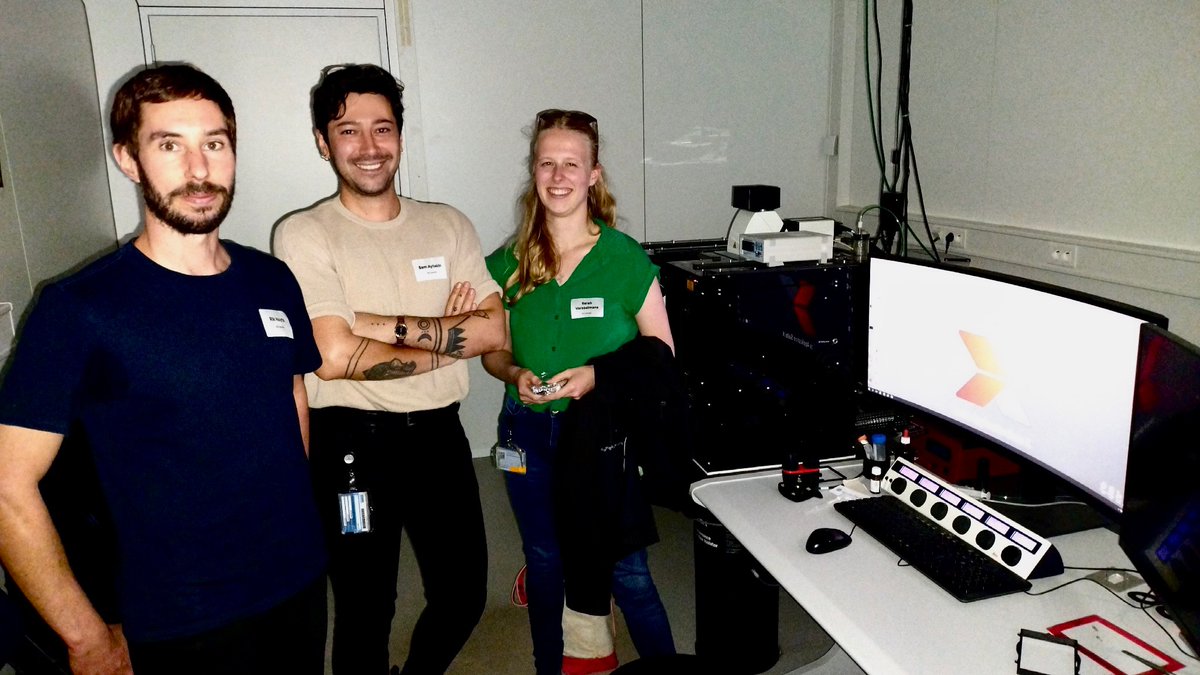 SamAytekin's tweet photo. In today's #feeltheforce FRET-FLIM workshop, vinculin force sensors are imaged by Leica SP8 FALCON module, and the subsequent analysis is carried out by Phasor-FLIM approach using open access PAM software. Well done Sarah! https://t.co/hX4xicBNGU