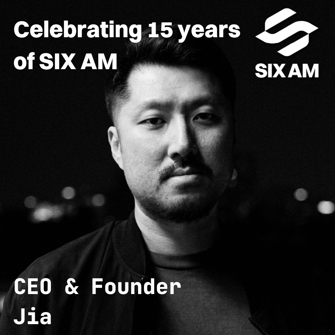 6AMGroup's tweet photo. Jia Wang gives the low down on the last 15 years of his journey as SIX AM's founder. ๐ถ ๐ #CEO #founder #SIXAM
https://t.co/0d5aO7BKuG https://t.co/WdZPOugUBg