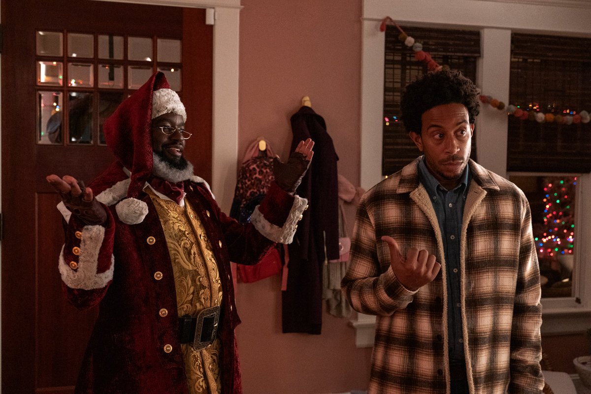 IDropstv's tweet photo. First-look images of the upcoming #DisneyPlus movie #DashingThroughTheSnow starring .@Ludacris  + .@LilRel4set set to release via streaming on November 17. 👀 https://t.co/W6k3nA77Xr