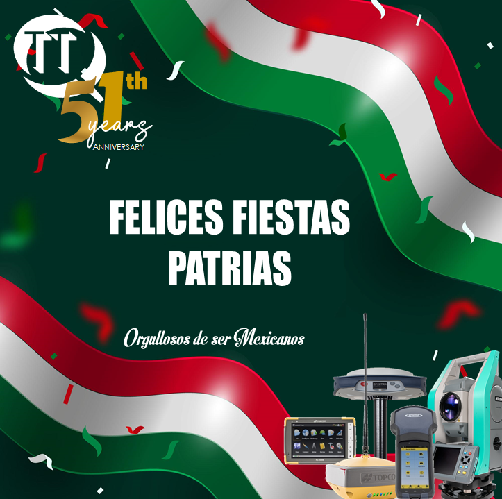 TTQMexico's tweet photo. Viva México¡
Felices fiestas patrias
Aniversario de la Independencia de México
#TTQMexico #16septiembre #PorMéxico #spectrageospatial #nikon #Topografía #topcon #aplitop #VivaMexico https://t.co/juIxk24gcB