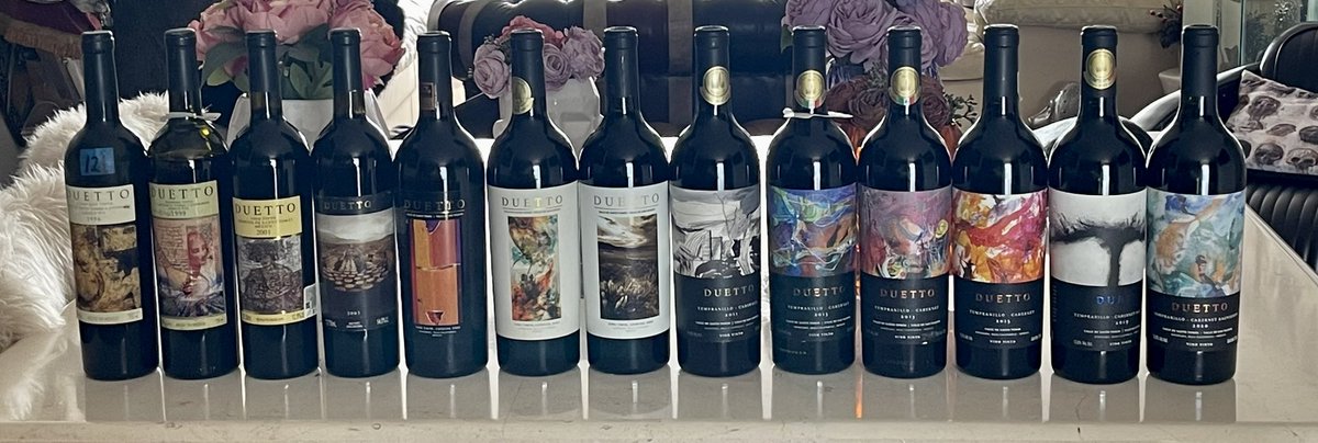 jenaro9's tweet photo. Toda la colección de Duetto de la primera añada hasta la última @SantoTomas_Mx @SandraVinos https://t.co/uWlBgdLbyj