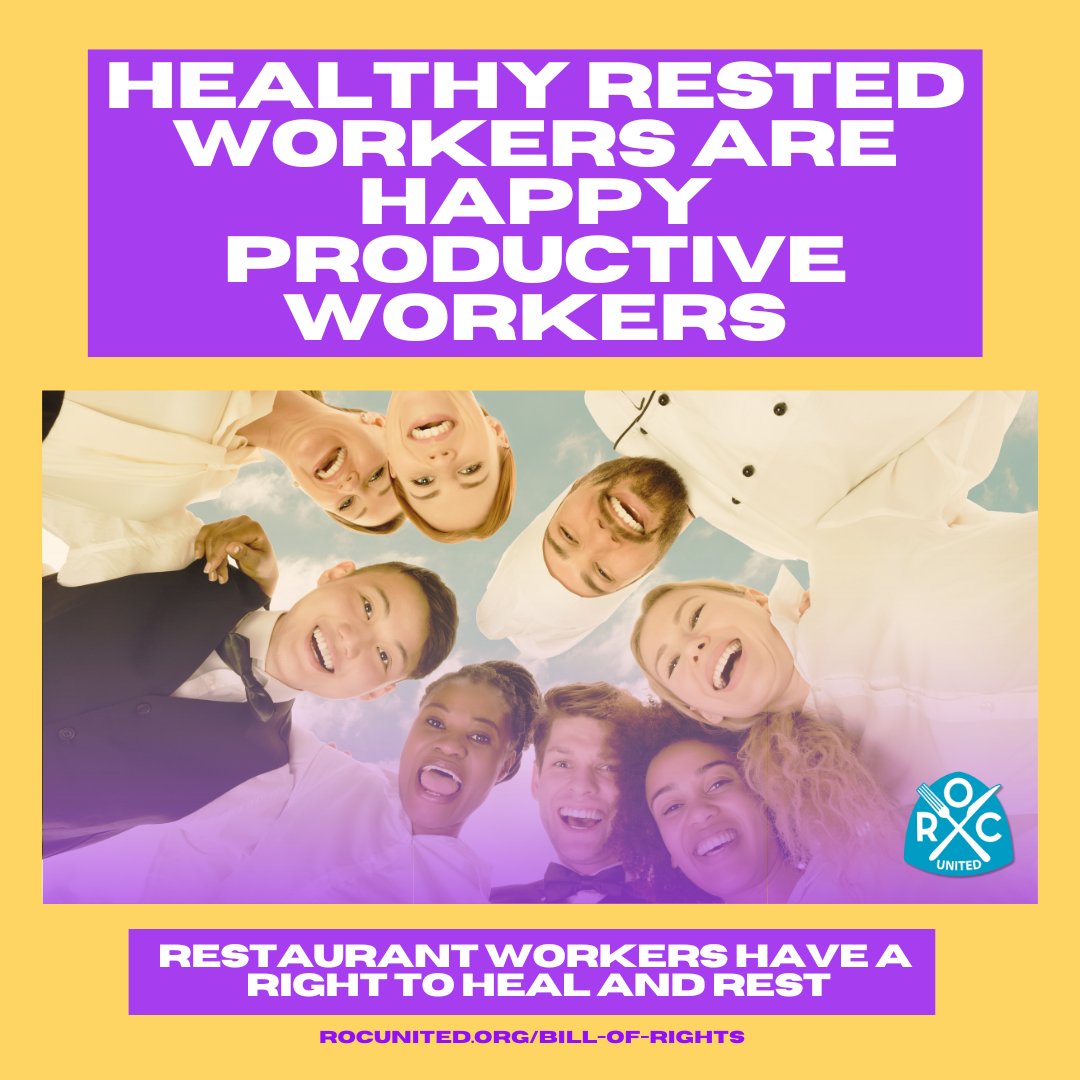 ABetterBalance's tweet photo. 💪 A living wage isn't just about survival. It's about thriving. Join us at A Better Balance in supporting the #RestaurantWorkersBillofRights for a Thriving Life. #ThrivingWage 🌱 Text THRIVE to 40817 https://t.co/q5NeJHdRVz