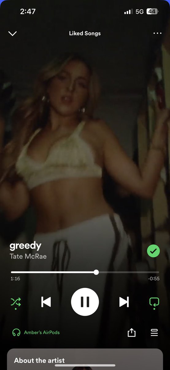 YES MAAAAAM <a href="/tatemcrae/">Tate McRae</a>