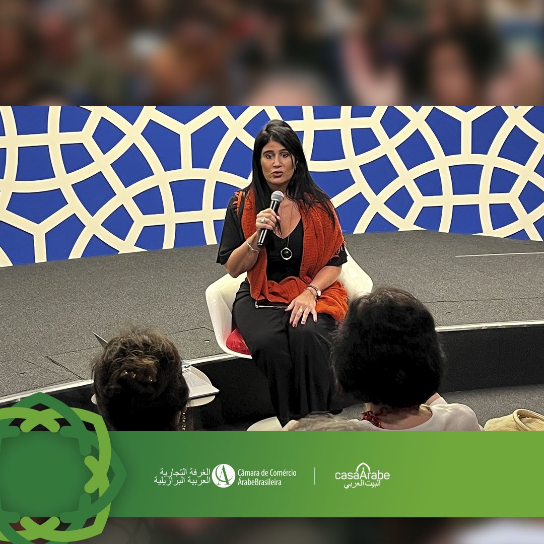 acasaarabe's tweet photo. Nesta quinta, 14 de setembro, foi realizado na CCAB o encontro A Língua Árabe e a Diplomacia Comercial e Consular Brasileira, apresentado pela diplomata na Embaixada do Brasil em Omã, Cláudia Assaf, com a participação da VP de Marketing da CCAB, Silvia Antibas. https://t.co/4kcUWd36Ma
