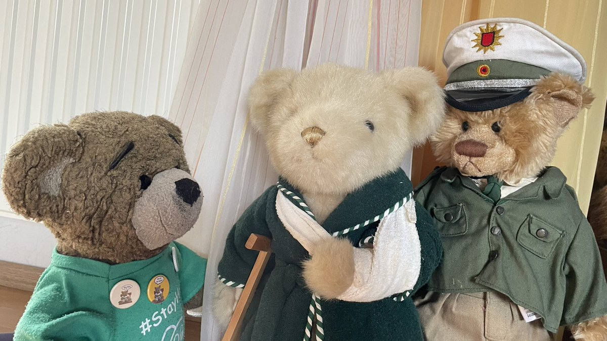 BearemyTed's tweet photo. Oh yes Mr. Bear, this is Cuthbert Jacobs. He has a little trouble with his sister and he did run away because most of his family didn’t want to talk to him anymore. I’ll take him home and take care of him for a while. Thank you for finding him. #staywithcuthbert https://t.co/BruvXLLQOc
