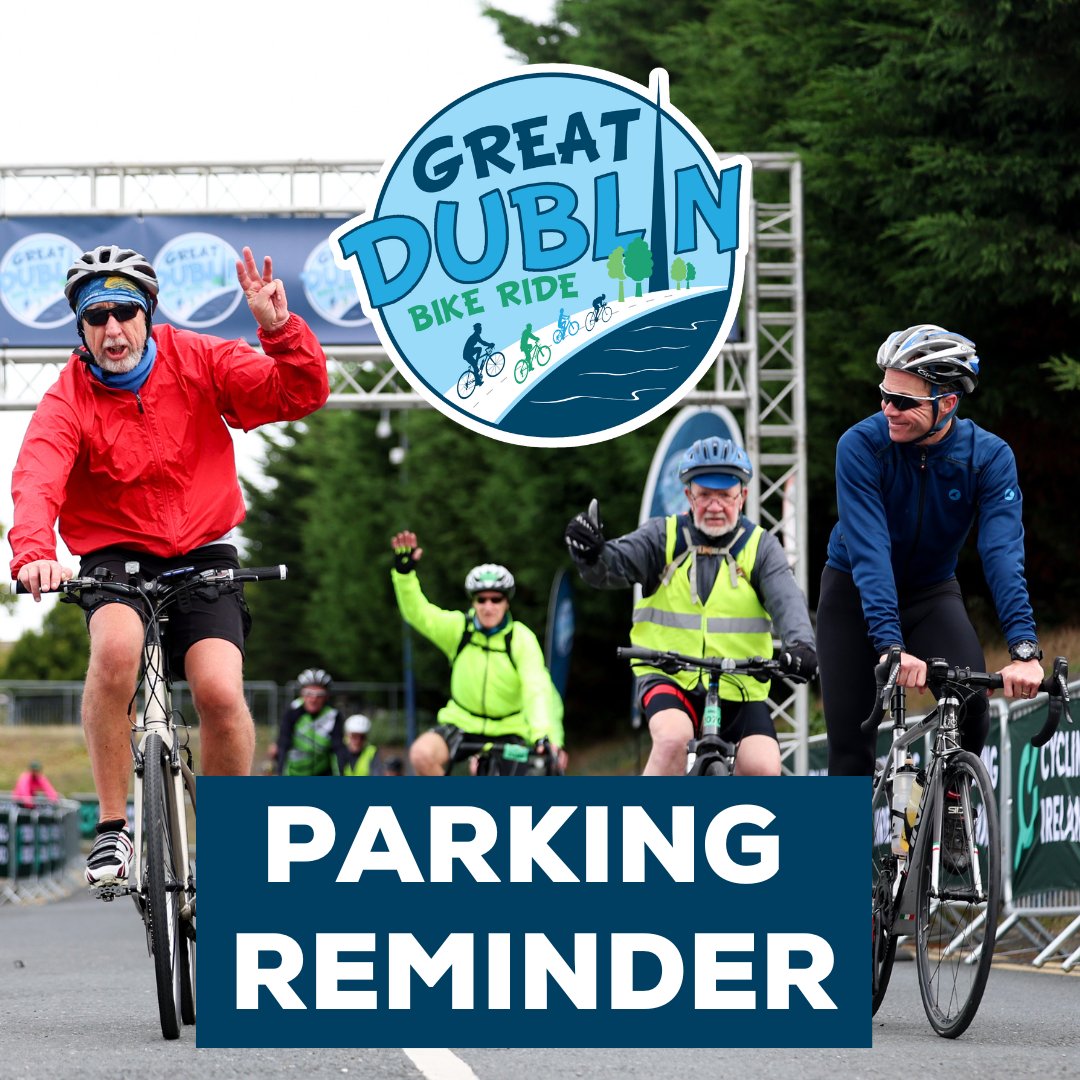 PARKING IS BACK OPEN!

Please register your parking spot in the eventmaster link below under additional extras: eventmaster.ie/event/Awr5SjlI…

You will receive an email on Saturday 16th with your parking information.

Registration for GDBR closes at 10am tomorrow!