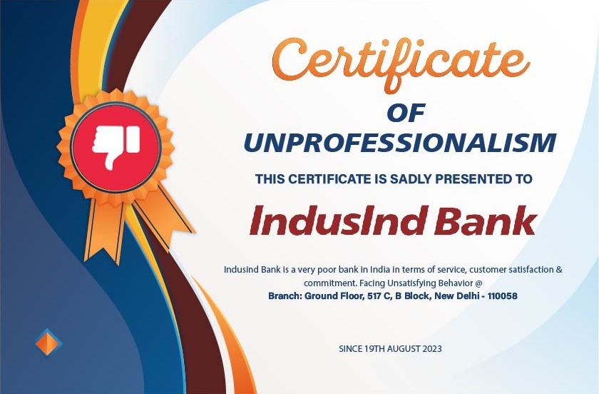 RajArtist's tweet image. @MyIndusIndBank #Bad_Service #Bad_altitude_Staff #poor_service
Taking 25_30 Days for one acount opening. #Lasy_staff #dont_go_there