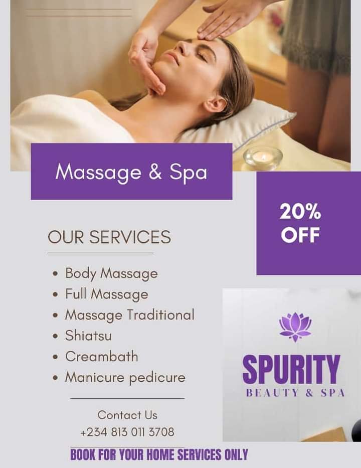 thisisgrosvenor's tweet photo. @AdesolaBlessin9 @isabella_blexn WELCOME TO SPURITY BEAUTY &amp; SPA WE ARE ONE OF THE BEST BRAND AMONG OTHERS, WE GIVE YOU THE BEST BEAUTY AND BODY TREATMENTS YOU EVER DESIRE, KINDLY CLICK ON THE LINK TO BOOK YOUR SECTION
https://t.co/oypGFZRnjn https://t.co/Yaf0BQ4Olb