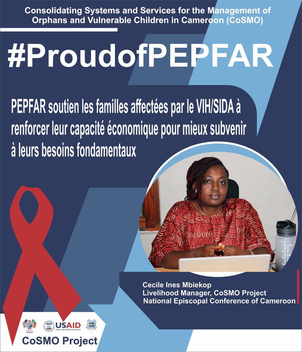 For over 20 years @PEPFAR has helped families affected by HIV/AIDS #Cameroon to strengthen their economic capacity to better meet their basic needs.

#ProudofPEPFAR
#ReachAllChildren
@GappDc