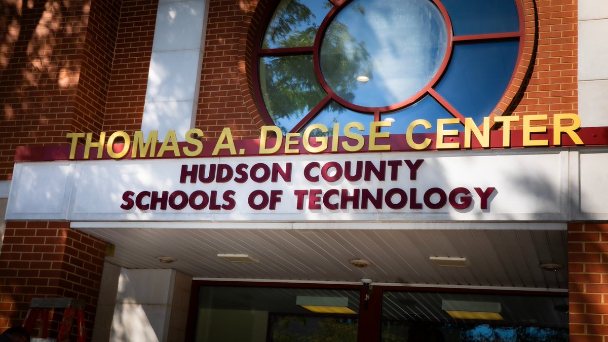 hcstonline's tweet photo. It was so wonderful to celebrate the official naming of the Thomas A. DeGise Center yesterday in Jersey City! Thanks to everyone who came out to mark the occasion and honor County Executive DeGise for all of his incredible work supporting public education in Hudson County. https://t.co/aWB7RrHJRx