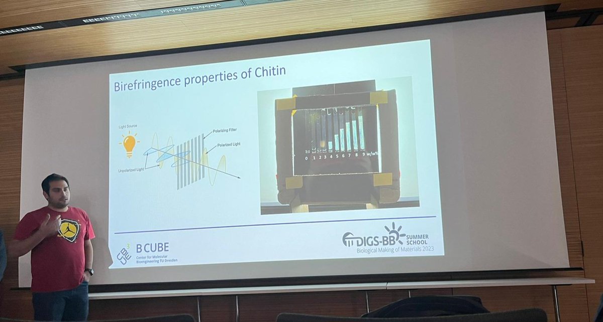 SJD_Mohammadi's tweet image. I&apos;m glad that I gave a #talk on #optical and #birefringence properties of #chitin , investigating its self-assembly.