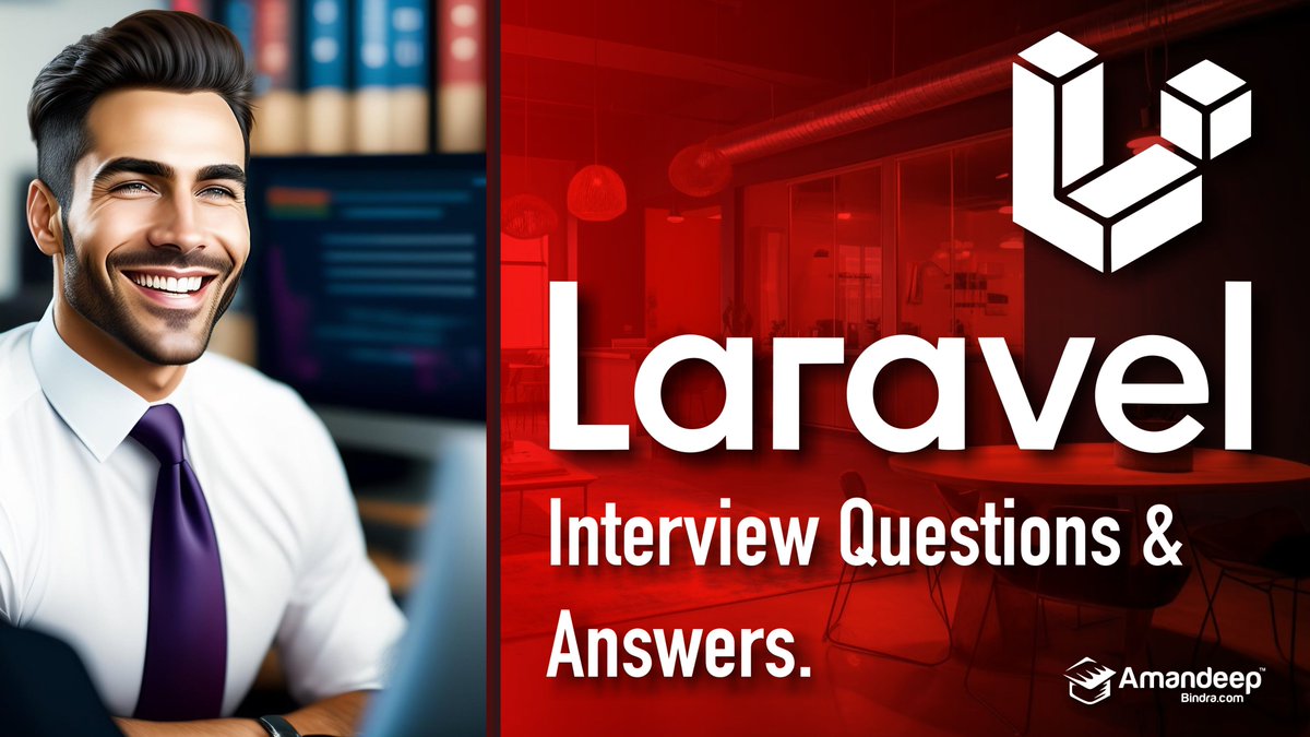 amandeep_com_in's tweet image. Top 30 Laravel Interview Questions & Answers | Laravel MCQ 🚀 | Laravel Online Test 🤯 | eu1wa9t | amandeepbindra.com
youtu.be/gZE_5pG66jQ?fe…
#laravel #laravelcourse #laravelphp #mcqquestionandanswers #mcq #react #websitedevelopment #softwareengineering #angular #nodejs