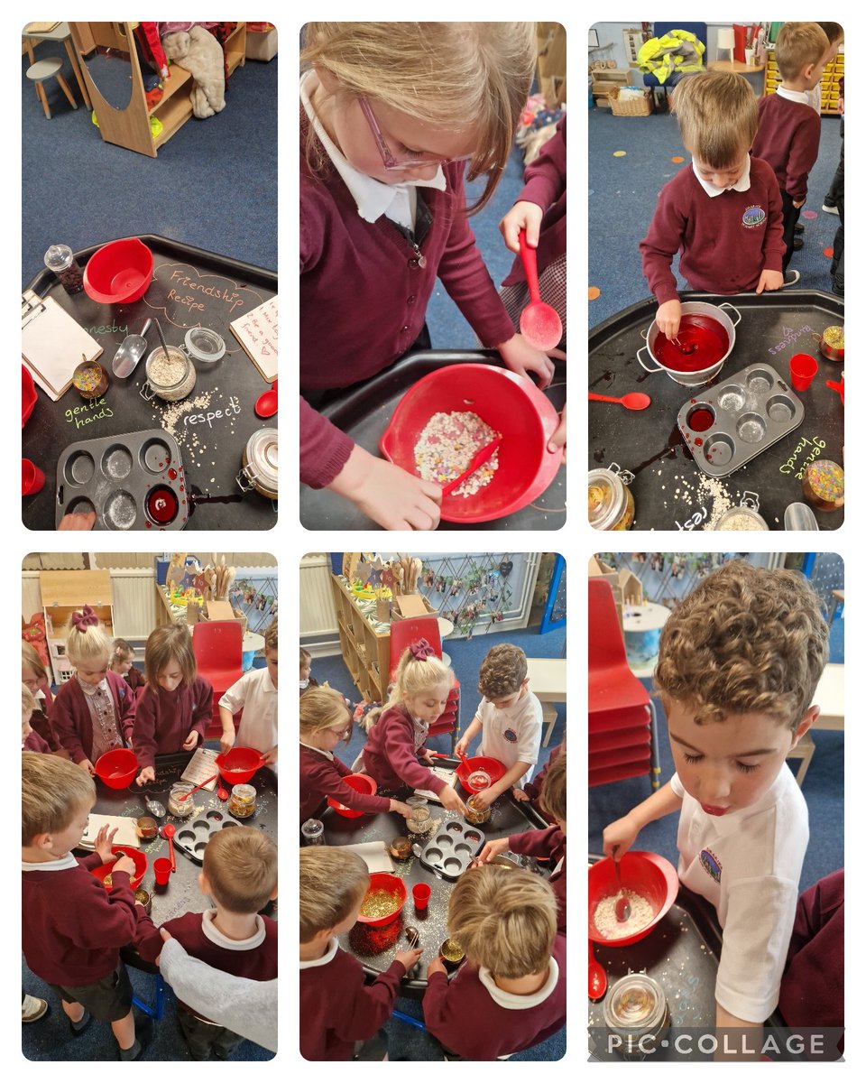 We have been learning about being a good friend. This week we had to create a friendship recipe.#hwb #sensoryplay #IDL #Markmaking 
<a href="/DrakiesPS/">Drakies Primary</a>