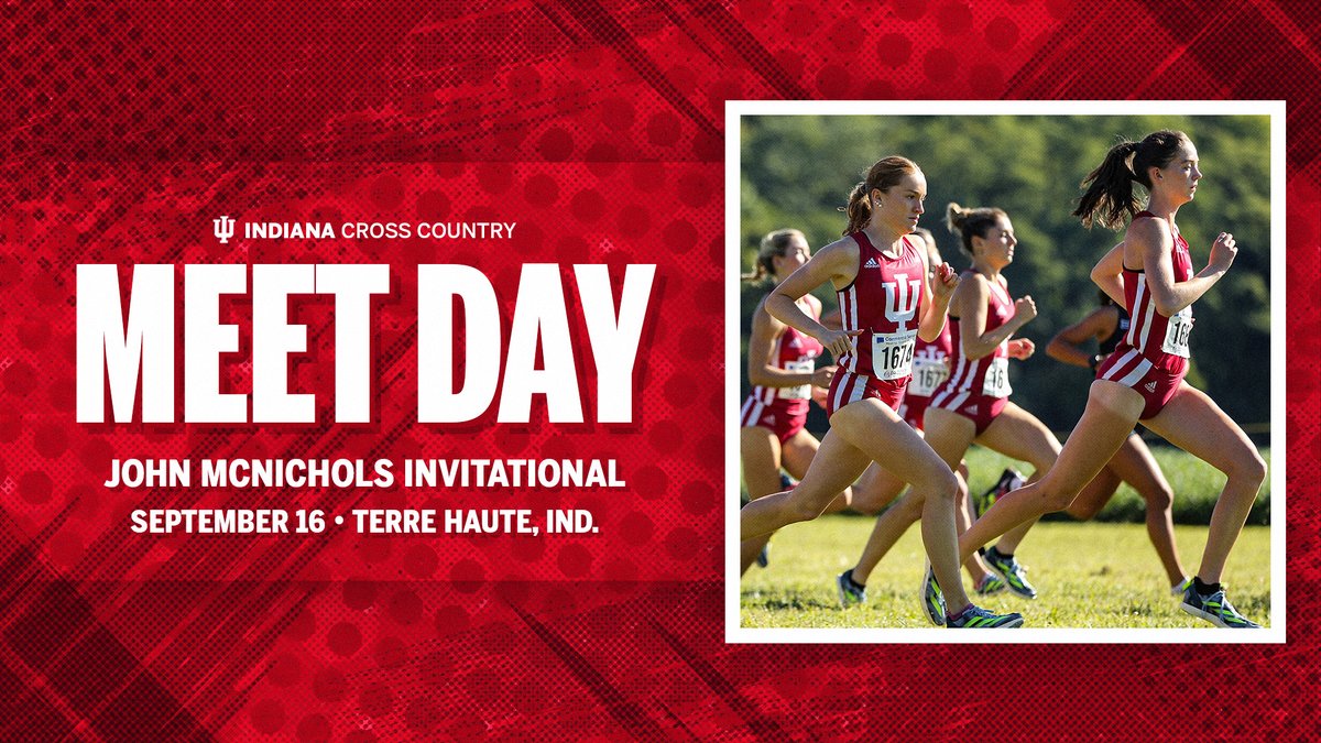 IndianaXCTF's tweet photo. Rise n' Shine, it's RACE day! ⛅️
 
👟 John McNichols Invitational
📍Terre Haute, Ind.
⏰ 9:00 a.m. (Men) / 9:45 a.m. (Women) https://t.co/AMYqNsBCn7