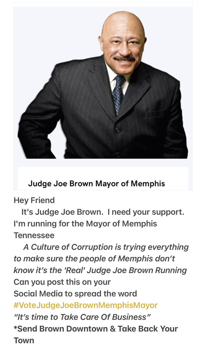 JudgeJoeBrown tweet media