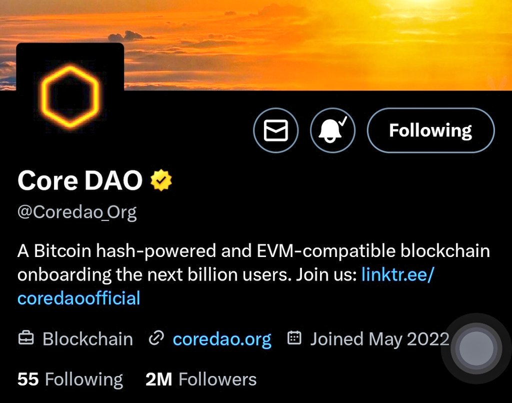 Imago_Dei_3's tweet photo. Congratulations 🎉🥳🎉🥳🎂 to @Coredao_Org as they hit 2M
That's to show we have a hope of the future.. core team am sure are working hard everyday to create the best. Keep sharing and don't give up good things come hardly. Congratulations to @Coredao_Org https://t.co/hUiDuGmMWR