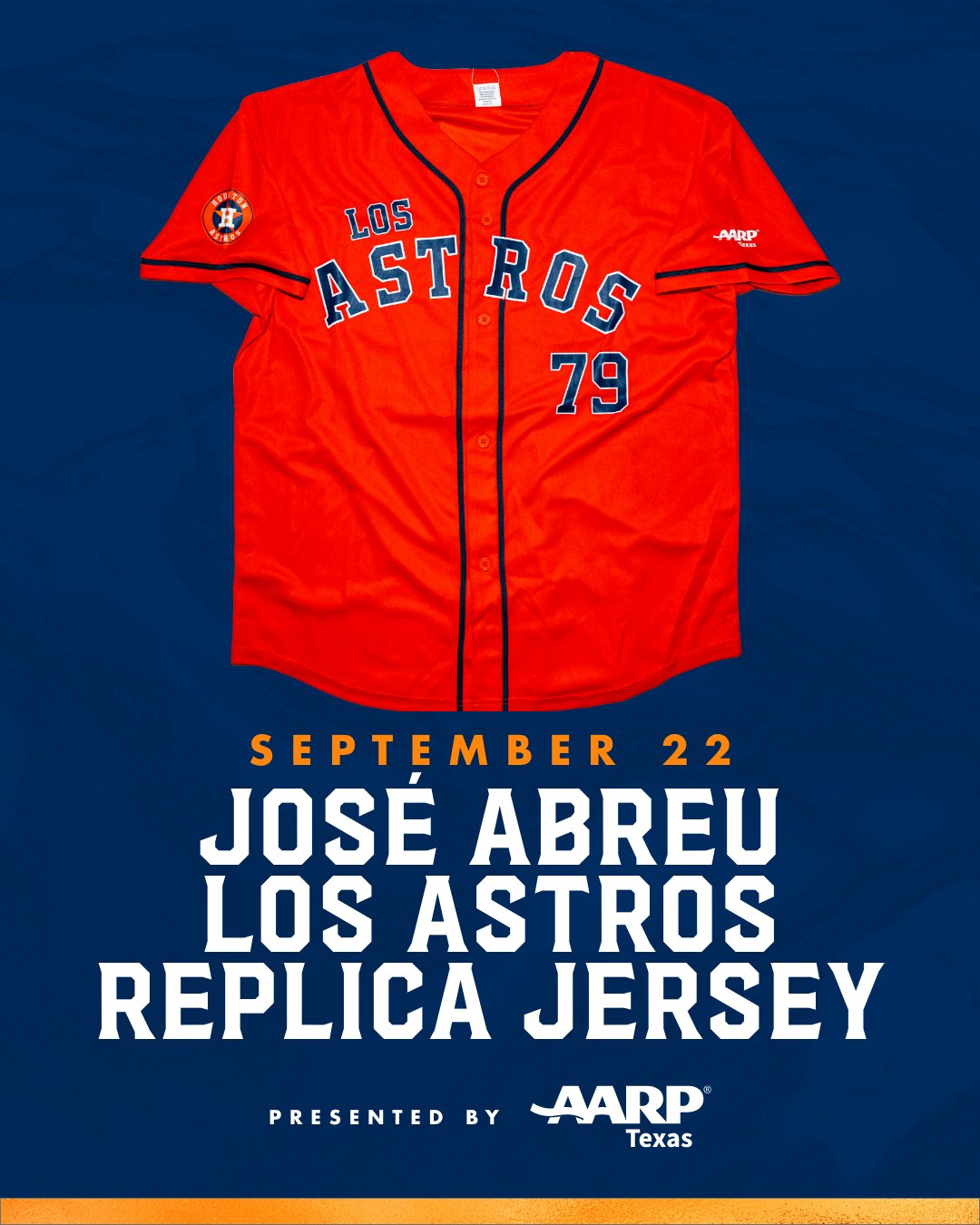 Houston Astros on X: 10,000 fans in attendance at next week's game will  receive a Jose Abreu Los Astros Replica Jersey. 🎟:    / X