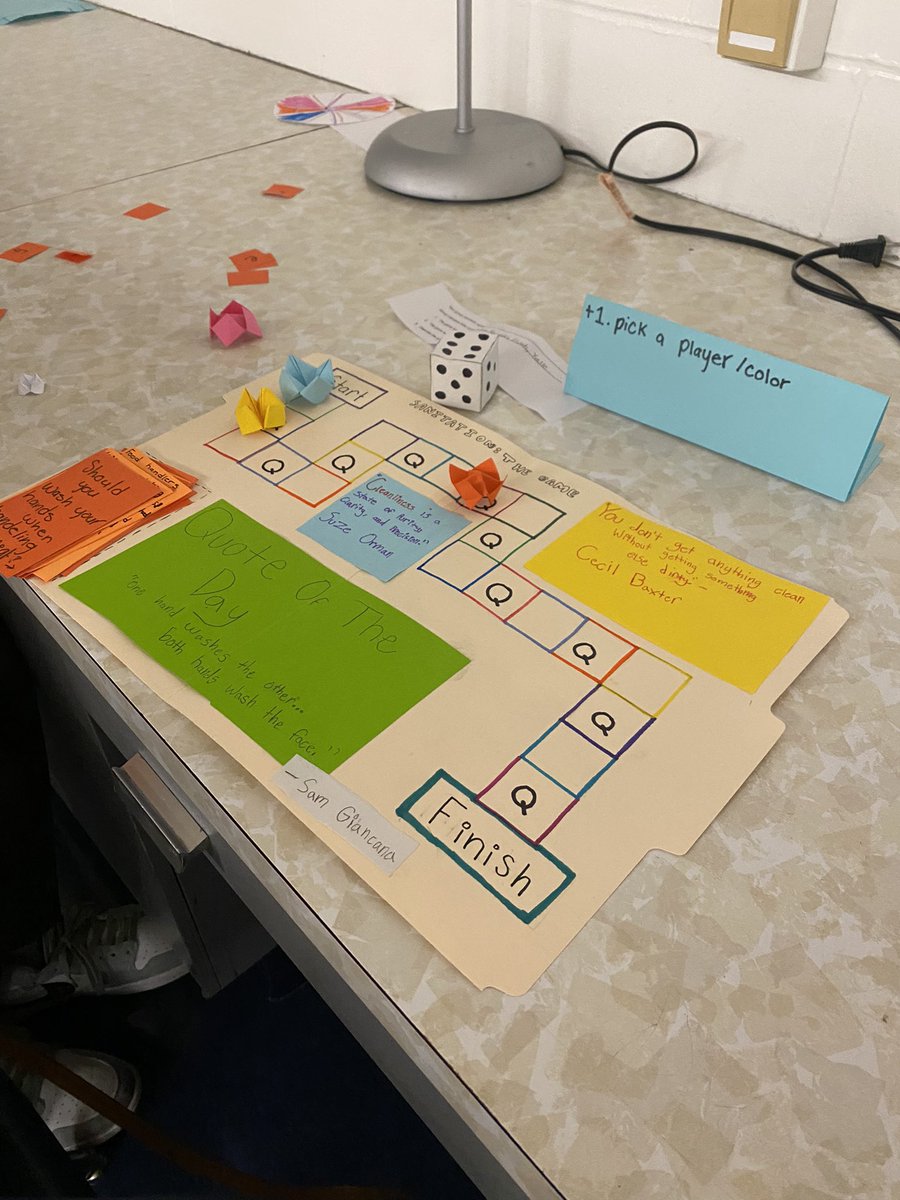 So many great safety and sanitation games created and played today #SEFCS