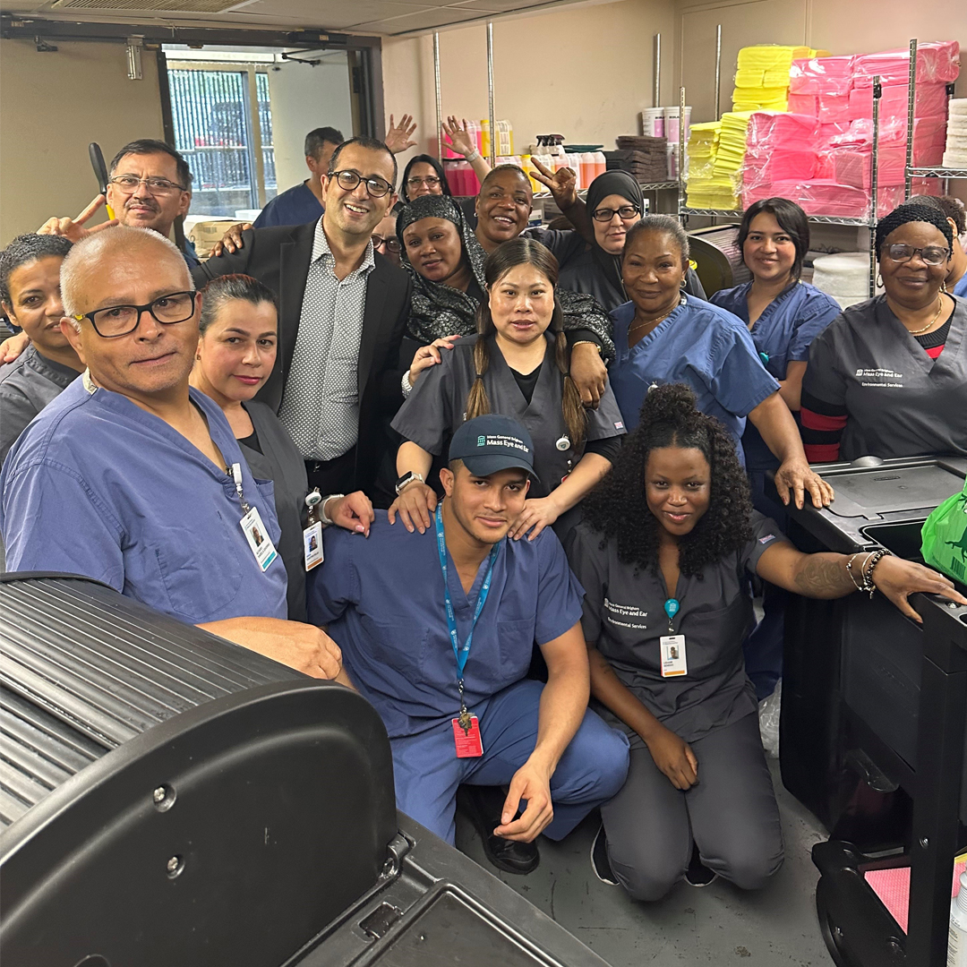 MassEyeAndEar's tweet photo. Happy #EnvironmentalServicesWeek to our dedicated teams who ensure Mass Eye and Ear remains clean and safe for patients and their families, visitors and staff. Thank you for caring for our facilities! https://t.co/Qn7flzbWHQ
