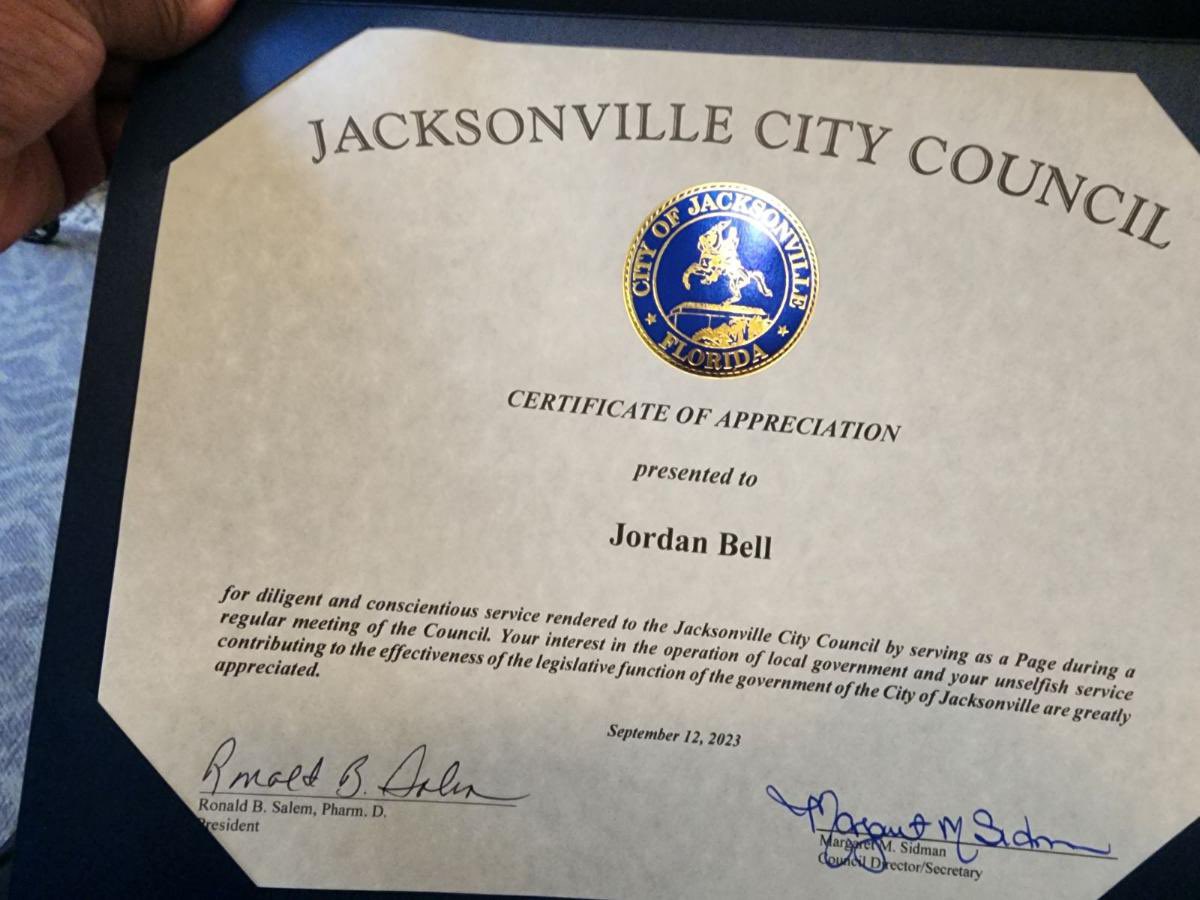 I'm A Star Foundation (@imastarjax) on Twitter photo Many thanks to Council Member <a href="/TFreemanJax/">Terrance Freeman</a> for sponsoring our STARS, the “Jordan Duo” to be inaugural <a href="/CityofJax/">City of Jacksonville</a> Council Pages!
Jordan Bell, a college-bound HS senior, is focused on networking. Jordan Sanders, a freshman, is learning about gov’t on his way to become President. Many thanks to Council Member <a href="/TFreemanJax/">Terrance Freeman</a> for sponsoring our STARS, the “Jordan Duo” to be inaugural <a href="/CityofJax/">City of Jacksonville</a> Council Pages!
Jordan Bell, a college-bound HS senior, is focused on networking. Jordan Sanders, a freshman, is learning about gov’t on his way to become President.