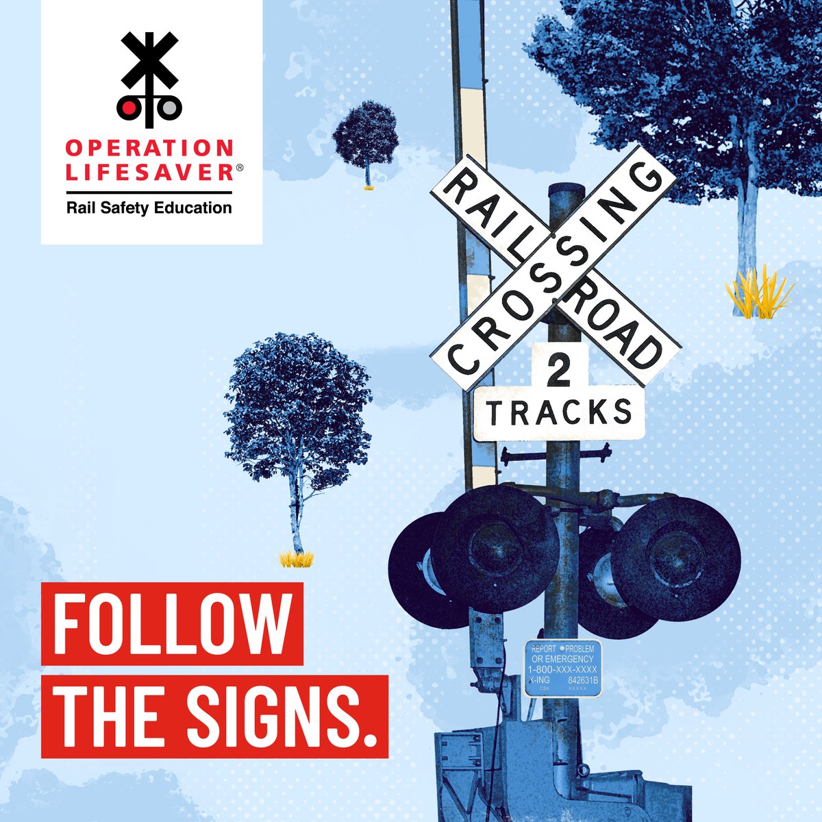Simply sharing this post can save lives. #RailSafetyWeek is Sept. 18-24! Info: bit.ly/RSW23Themes 
#STOPTrackTragedies