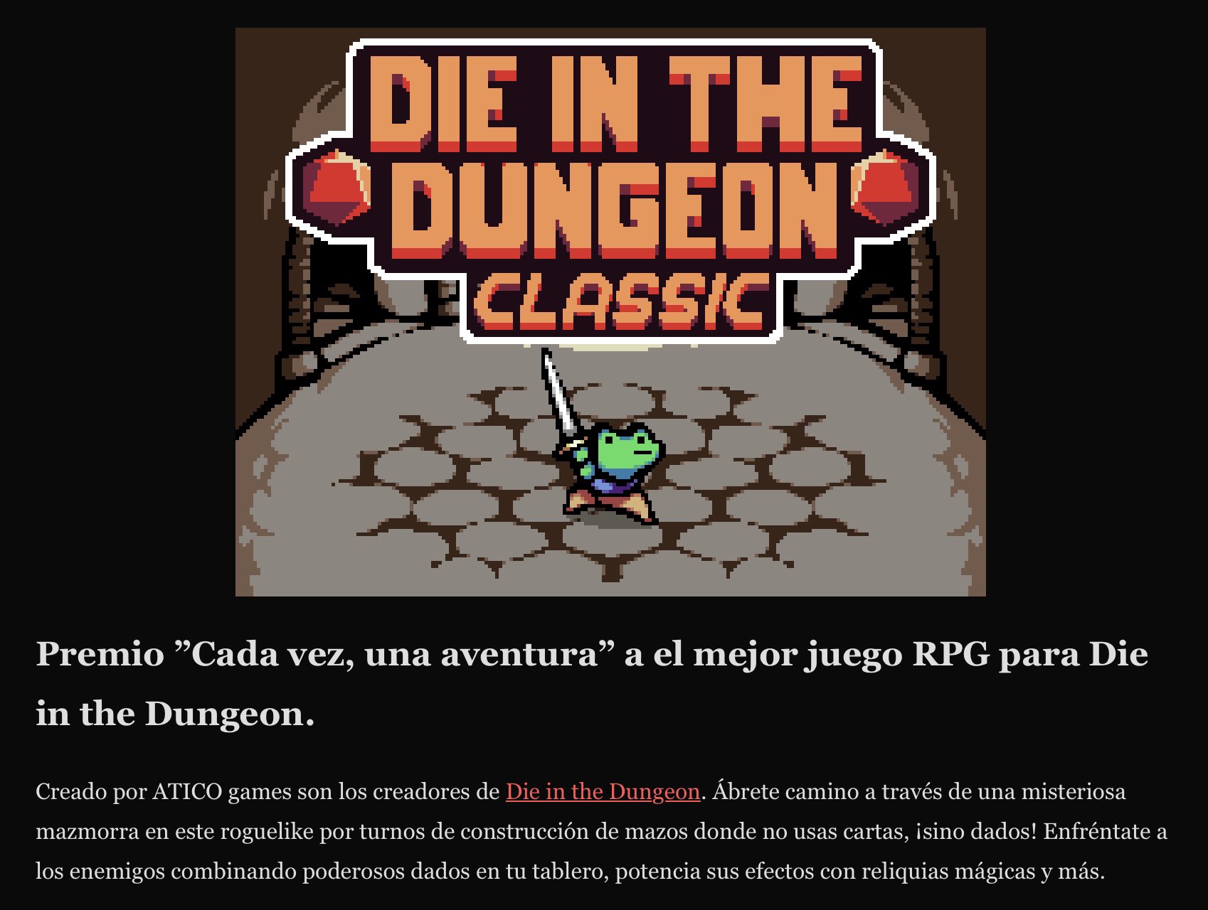 Die in the Dungeon Origins - free release 1st Dec! on X: Today marks the  1st anniversary of Die in the Dungeon! What started as a small game jam  prototype is now